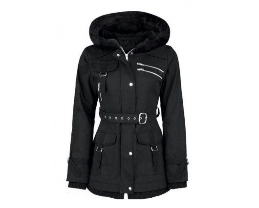 Fall Thin Clocolor Belt Single Long Sleeve Zipper Hooded Down Coat