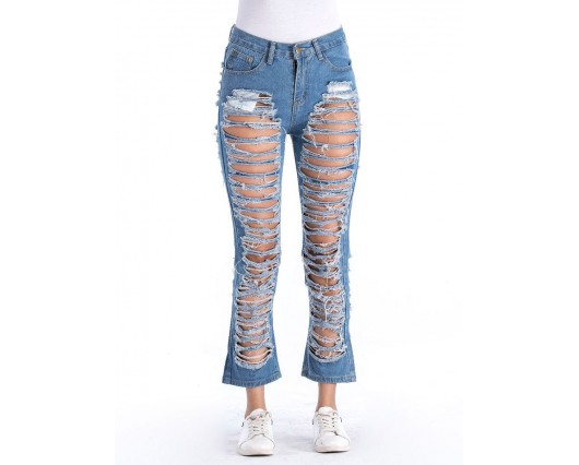 Western Straight Ankle Length Slim Jeans